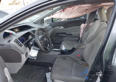 2012 Honda Civic Ex z USA, uszkodzony, nr VIN 19XFB2F86CE356008